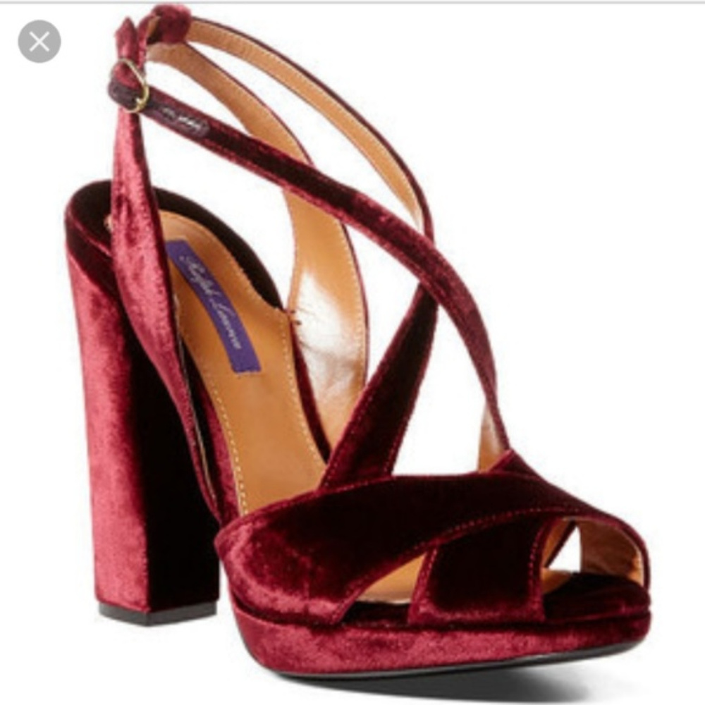 Ralph Lauren Purple Label Velvet Georgeanna - 8.5